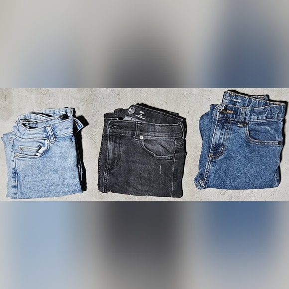Wonder Nation Distressed Boys Jeans - (10/12) Bundle Of 3 - Picture 1 of 11